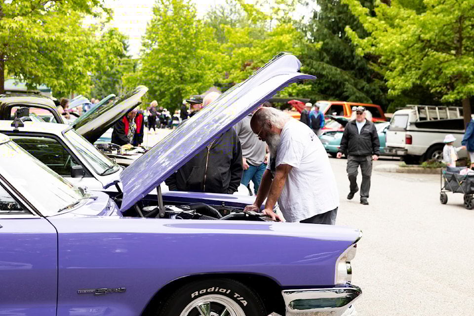 Classic car show fundraiser at Fleetwood Venvil retirement home in Surrey on Saturday, June 14, 2025. 