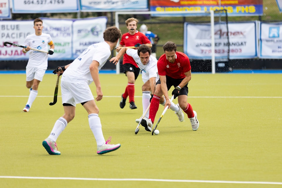 The 17th International Lions Cup Field Hockey Tournament at Tamanawis Park  in Surrey on Saturday, June 28, 2025. 