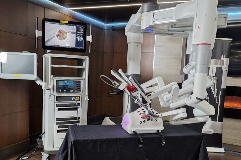 The state-of-the-art da Vinci Xi Robotic Surgical System. 