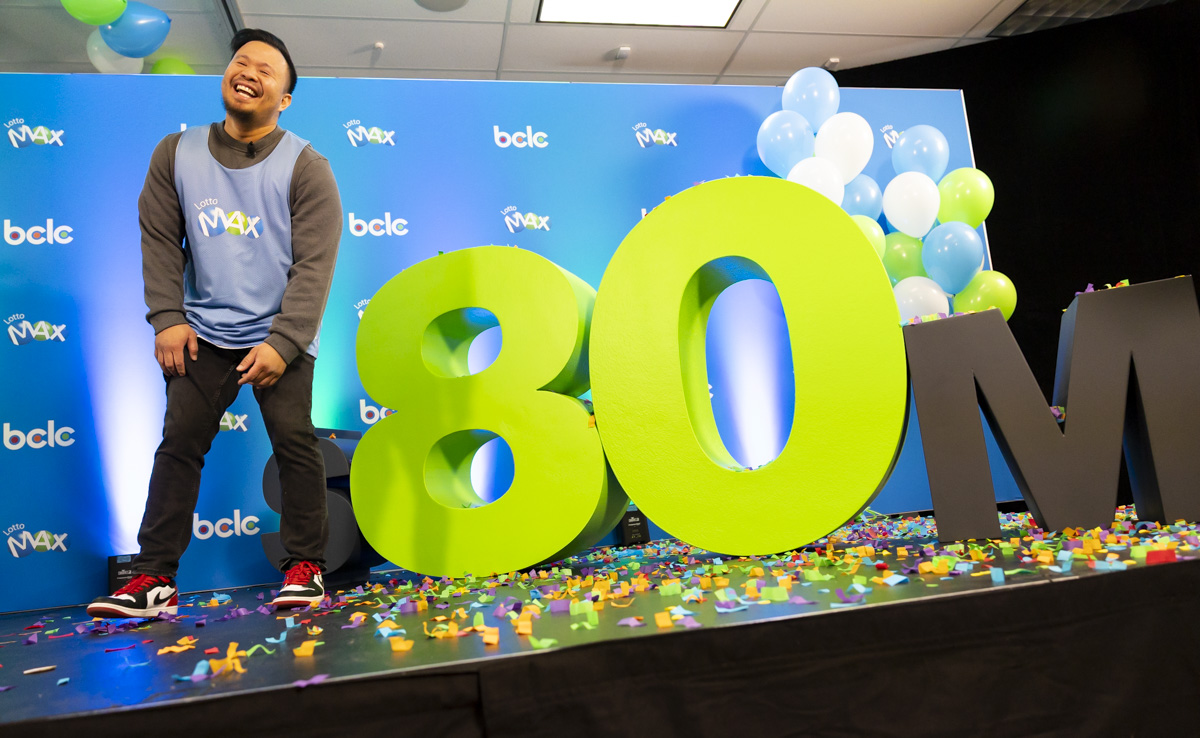 Surrey father, 35, wins $80M in record-breaking Lotto Max