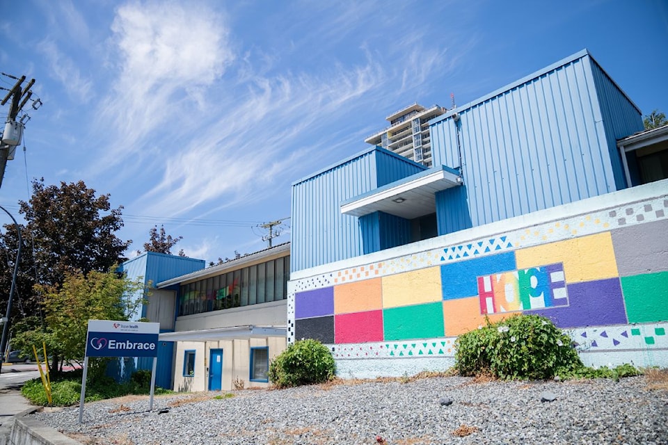 The Embrace Clinic is located in Surrey at 9634 King George Blvd, across from Surrey Memorial Hospital. 