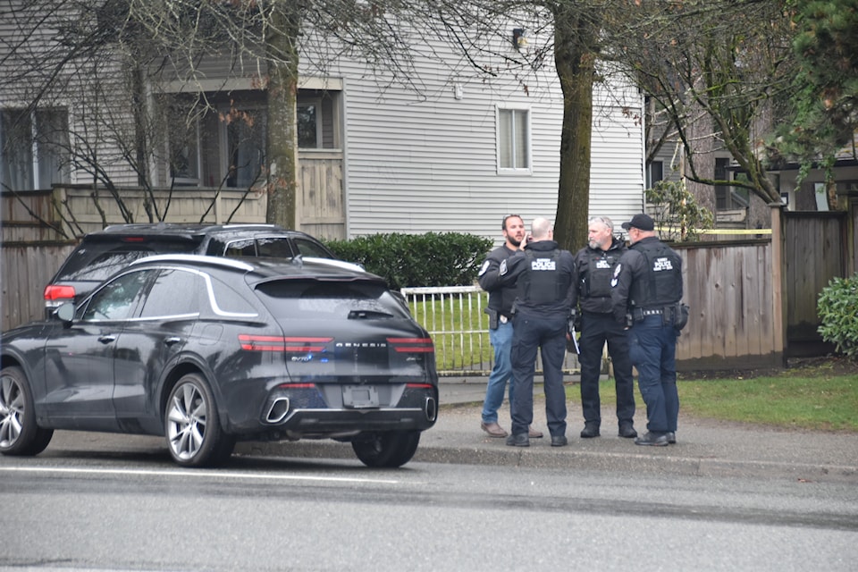 No one was injured in a reported police-involved shooting near 120 Street and 64 Avenue on Tuesday, March 11.