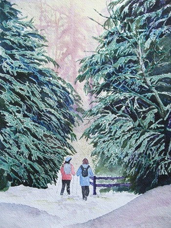 CONTRIBUTED
A Winter Walk, by Audrey Bakewell.
