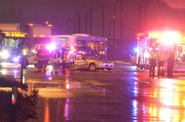 Child ejected as Surrey collision shears car in half - Surrey Now-Leader