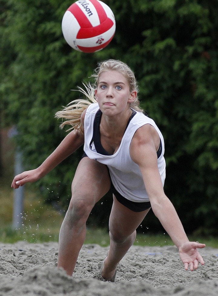 Chloe Stone, Surrey, Girls Beach Volleyball EVAN SEAL / THE LEADER