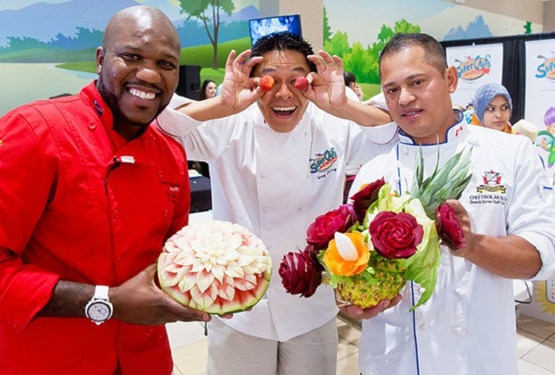 Superchefs Executive Chef Victor Bongo, Greg Chang, Chef Froilan Alejo.