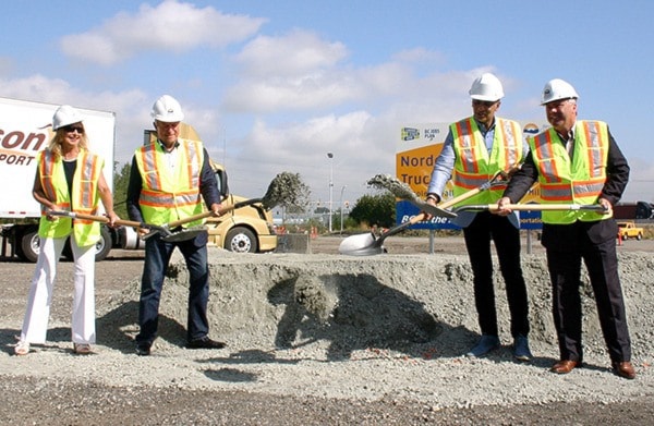 85304northdeltareporterTruckParkinggroundbreak