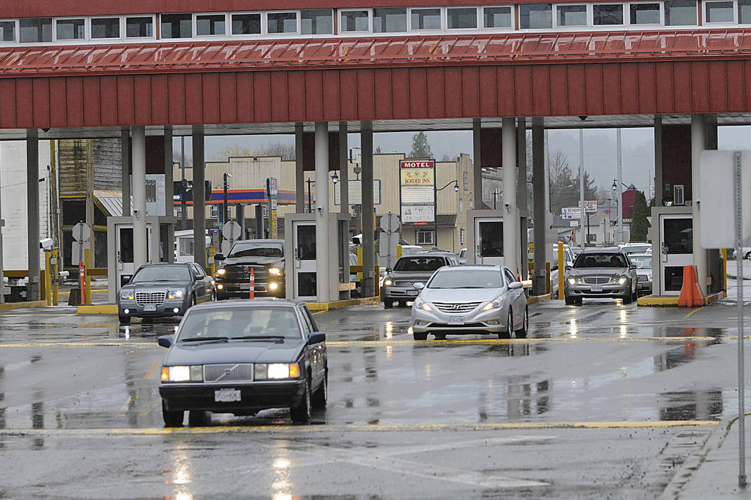 As loonie has sunk, border crossings have dropped across Lower Mainland