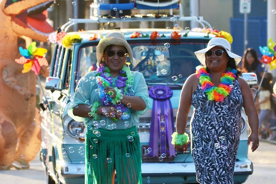 The Torchlight Parade cruised through White Rock on Sunday. (Aaron Hinks photos)