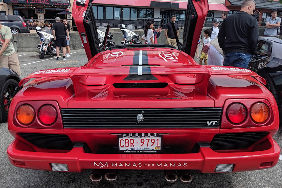 More than a dozen supercars paraded to White Rock Sunday as part of the Driven Project. (Aaron Hinks photos)