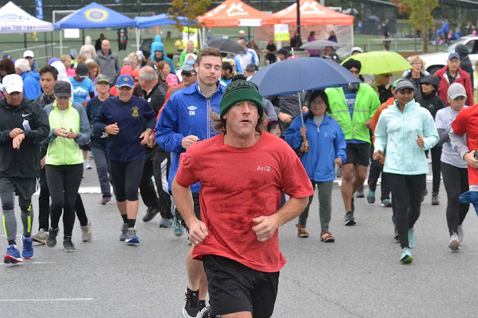 Aaron Hinks photos More than 100 people participated in the South Surrey/White Rock Terry Fox Run on Sunday.
