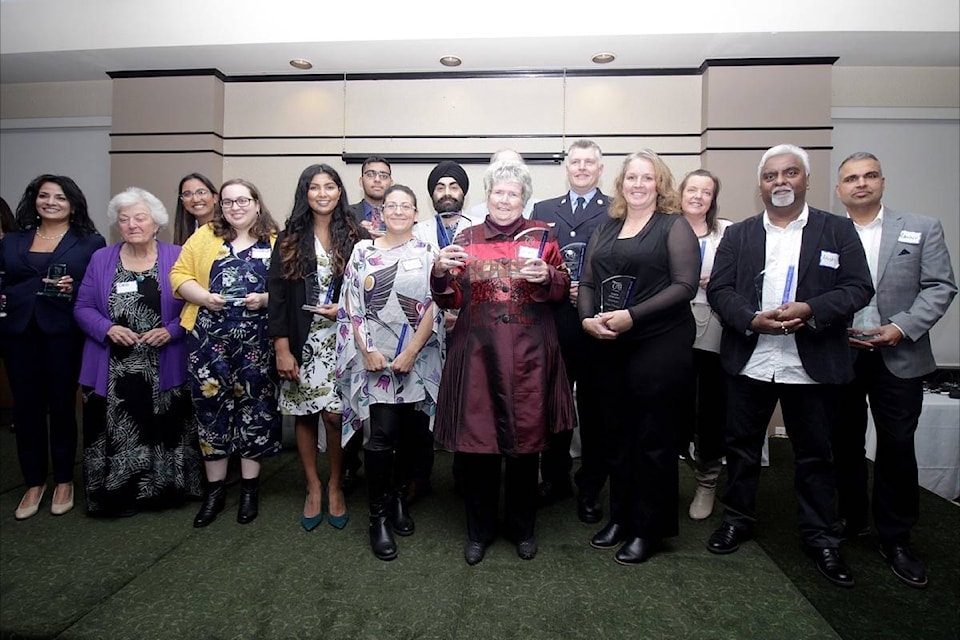The finalists at the 17th Community Leader Awards at Eaglequest on Tuesday (Nov. 12, 2019). (Photo: Lauren Collins)