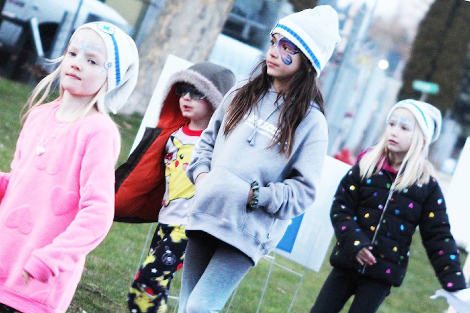 Participants march the streets of Cloverdale Feb. 22 to raise money for the CCK. (Photo: Olivia Johnson)