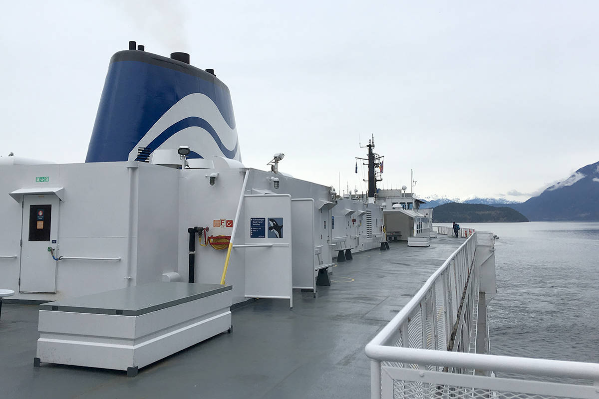 B.C. Ferries passengers staying away, as asked, during COVID-19 pandemic