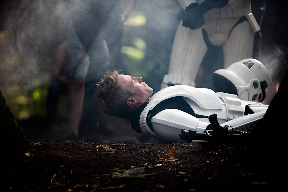 Bucketheads – A Star Wars Story is being filmed near the 19000-block of 16 Avenue in South Surrey. (Mychaylo Prystupa photos)