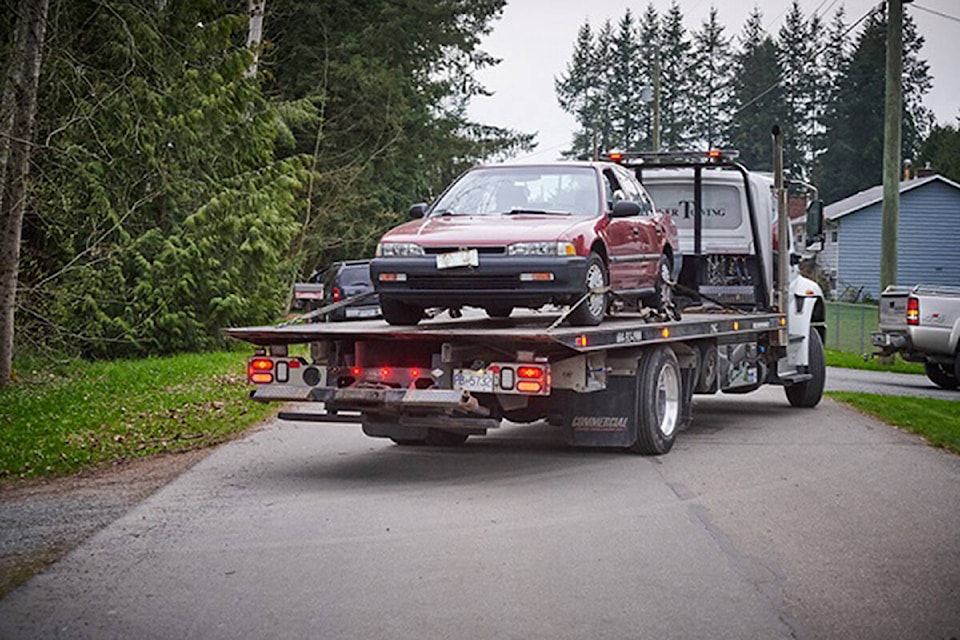 A 35-year-old man was arrested and a stolen car was recovered by the Integrated Municipal Provincial Auto Crime Team following a robbery at a Langley convenience store by a man who allegedly used a machete. (IMPACT)