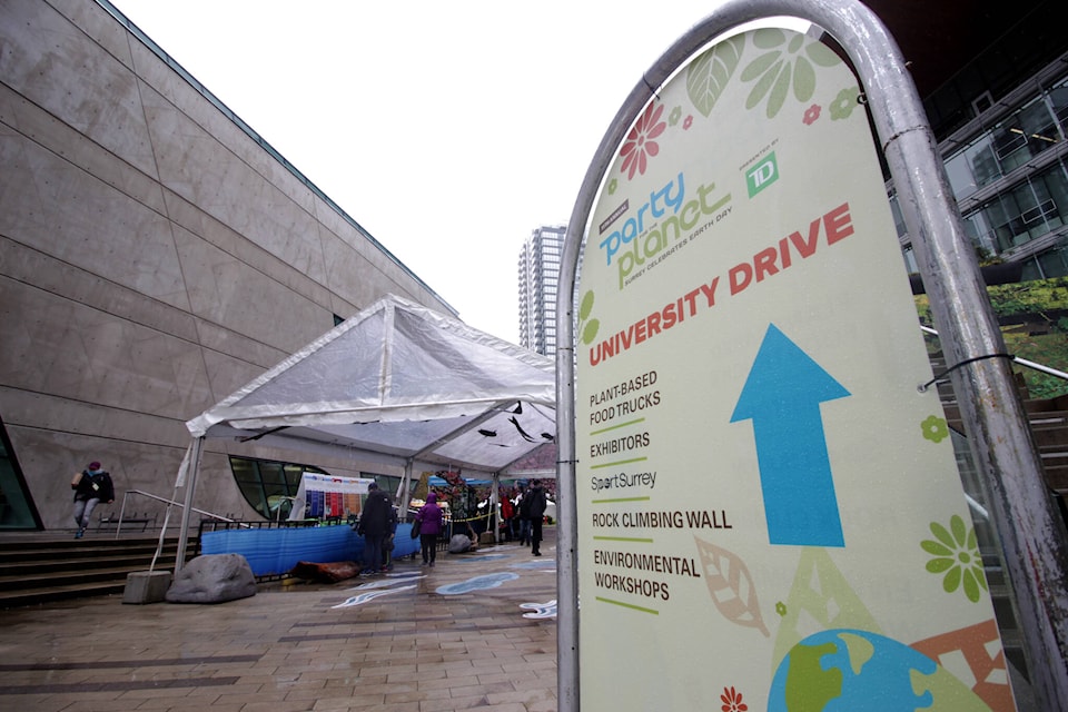 Surrey’s Party for the Planet, which took place in and around Surrey City Hall and Civic Plaza, returned the first time Saturday (April 30, 2022) since the pandemic was declared in 2020. (Photo: Lauren Collins)