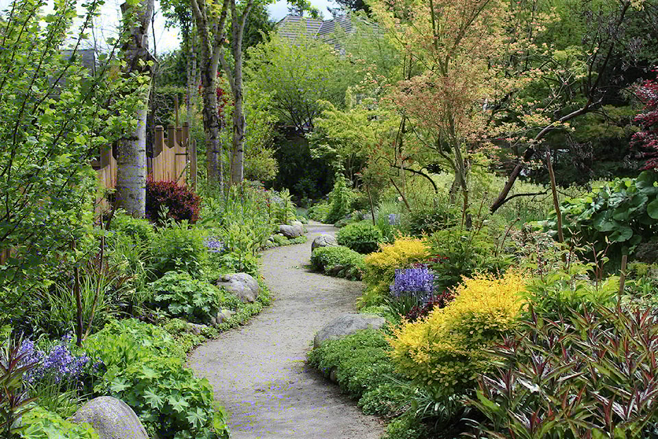 Walkway in Spirit Garden that was once used as the aisle that a bride walked down during her wedding that was held at the garden (Photo: Sobia Moman)