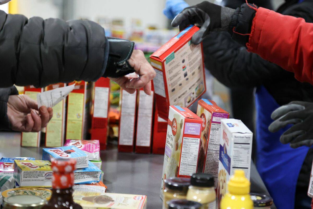 Surrey Food Bank in Surrey on Thursday, Dec. 1, 2022. (Photo: Anna Burns)