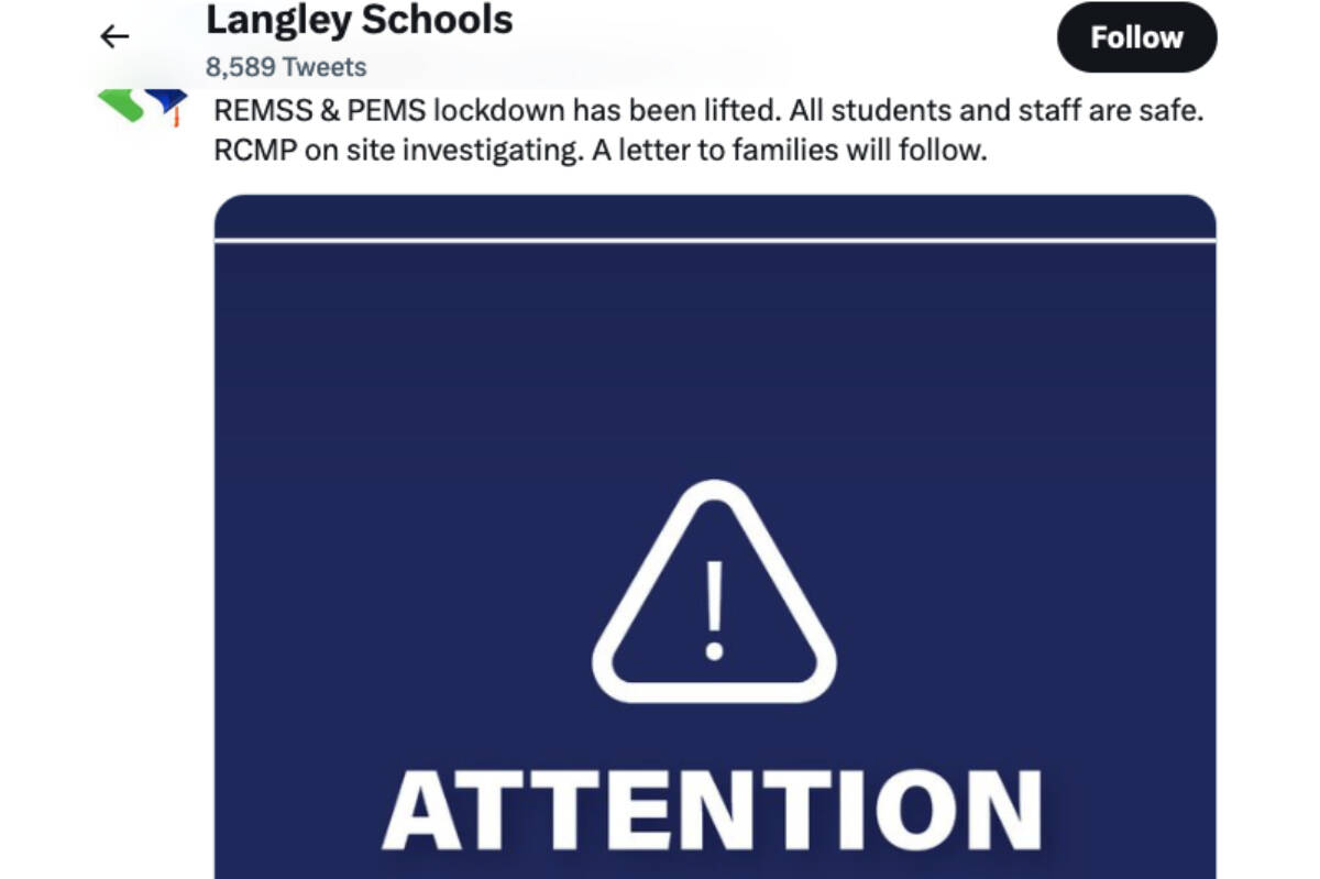 Lockdown at Langley schools sparked by online threats of “slaughter
