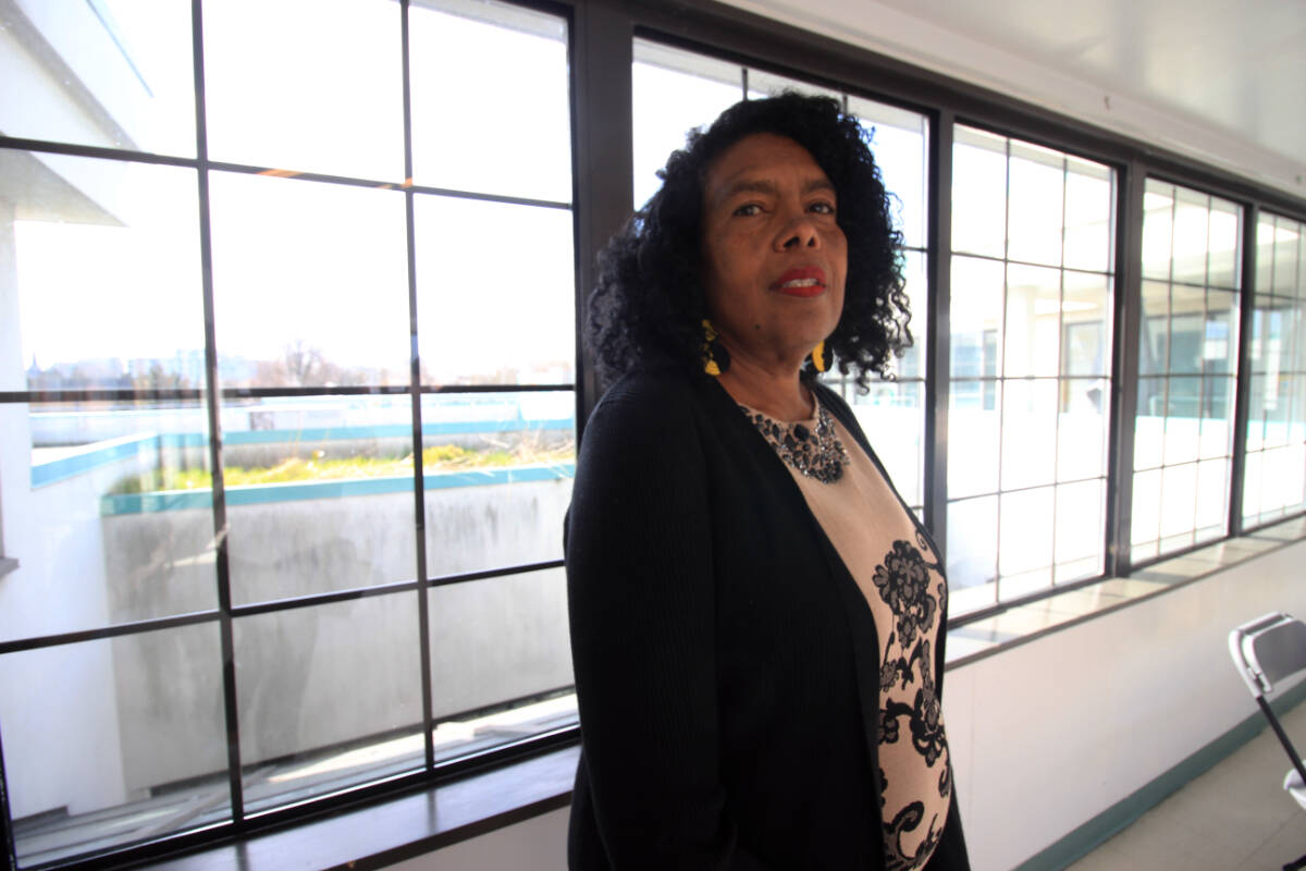 Dr. June Francis is the chair of B.C.s Anti-Racism Data Committee, which is set to release their priorities and statistics in June 2023. (Lauren Collins/Black Press Media)