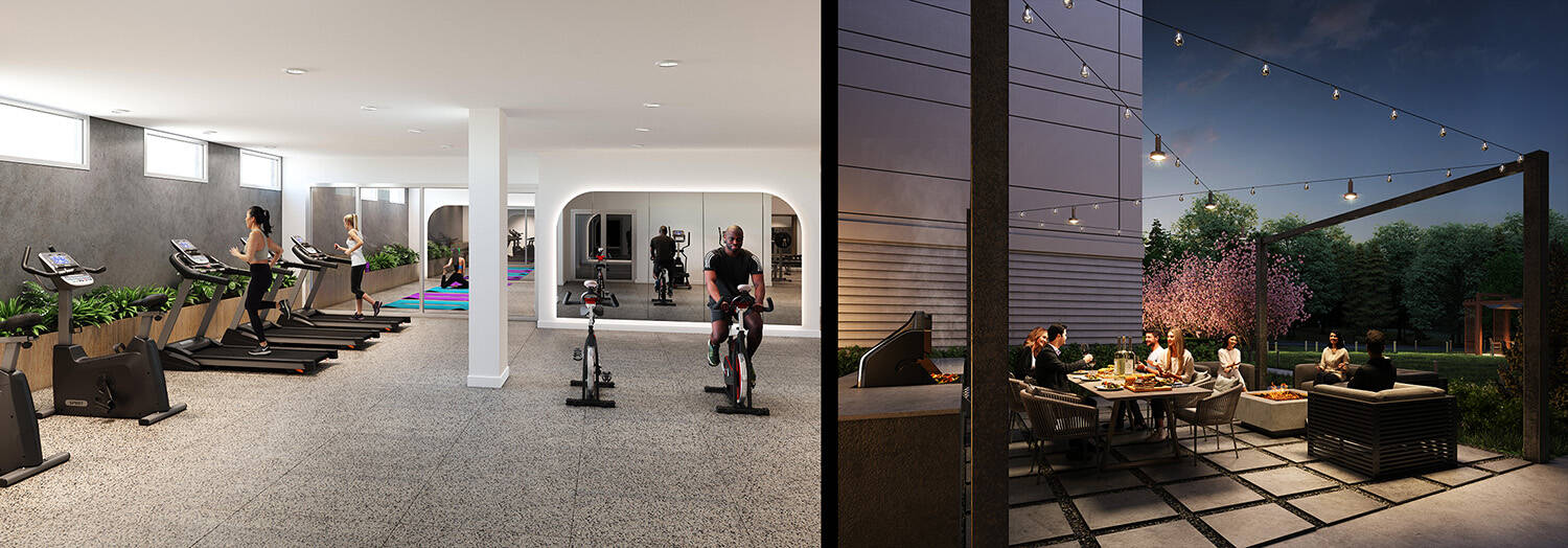 Enjoy the air conditioned fitness centre and outdoor lounge at Silva 3, and many more amenities.