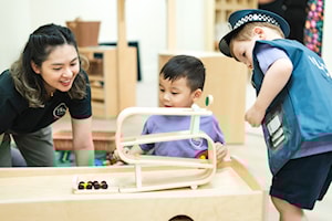 New playschool opens inside seniors care home in Surrey