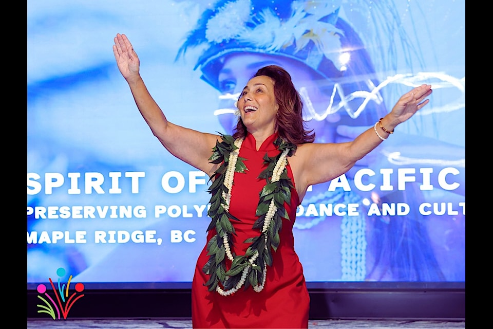 A performer during C-FACE Society's Cultural Night event July 27 at Ultimate Banquet Hall in Surrey.