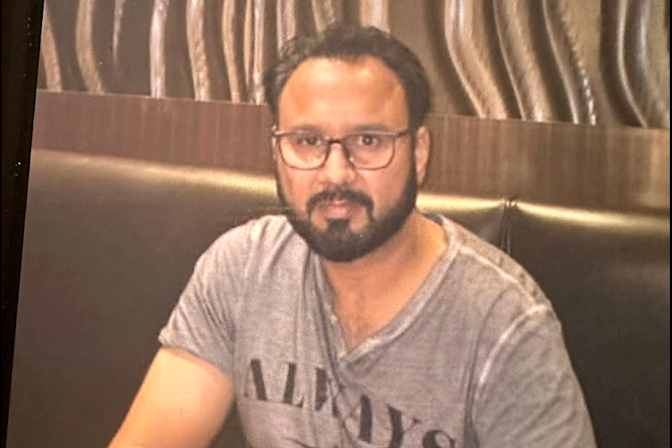 Photo of a missing 46-year-old Surrey man named Avtar released by Delta Police on Dec. 5, 2024. 
