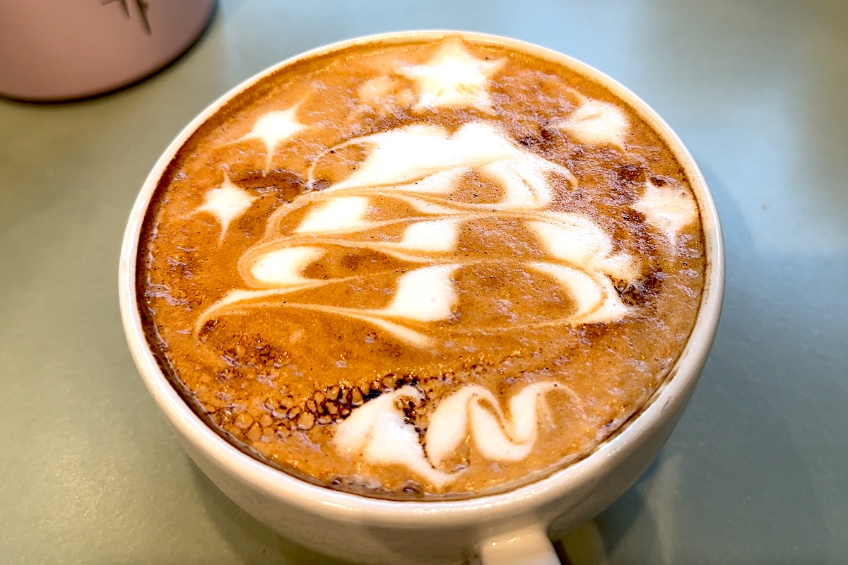 Watch festive latte art crafted at new Surrey café Peace Arch News