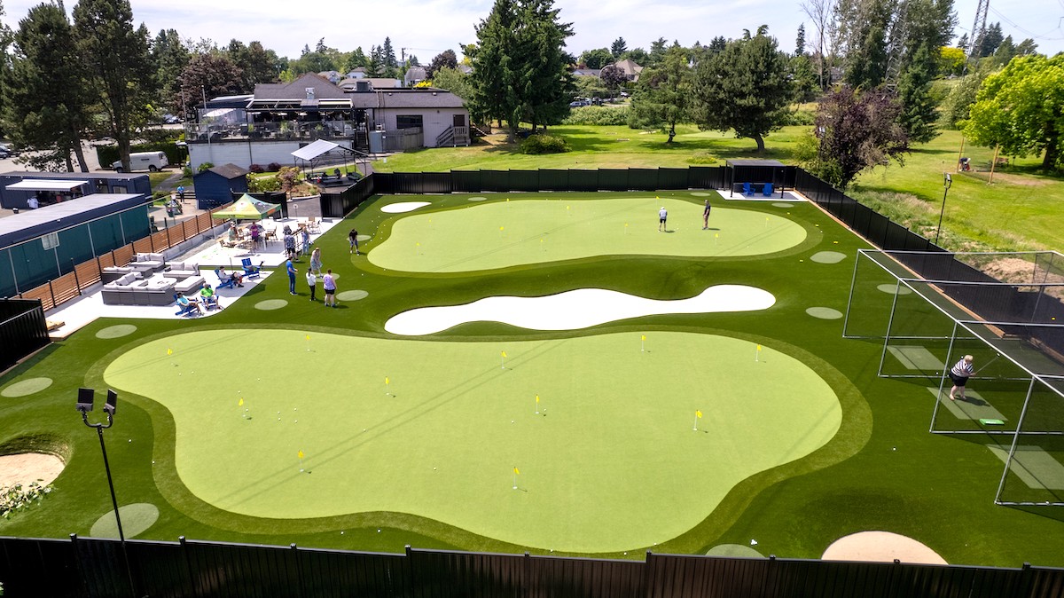 'Backyard golf vibes' at short-game facility, now open in Surrey