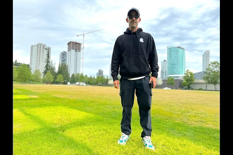 Alvaro Prol, chief planner of FVDED in the Park music festival, at Holland Park in Surrey on June 26, 2024. The festival is planned there July 5-6.
