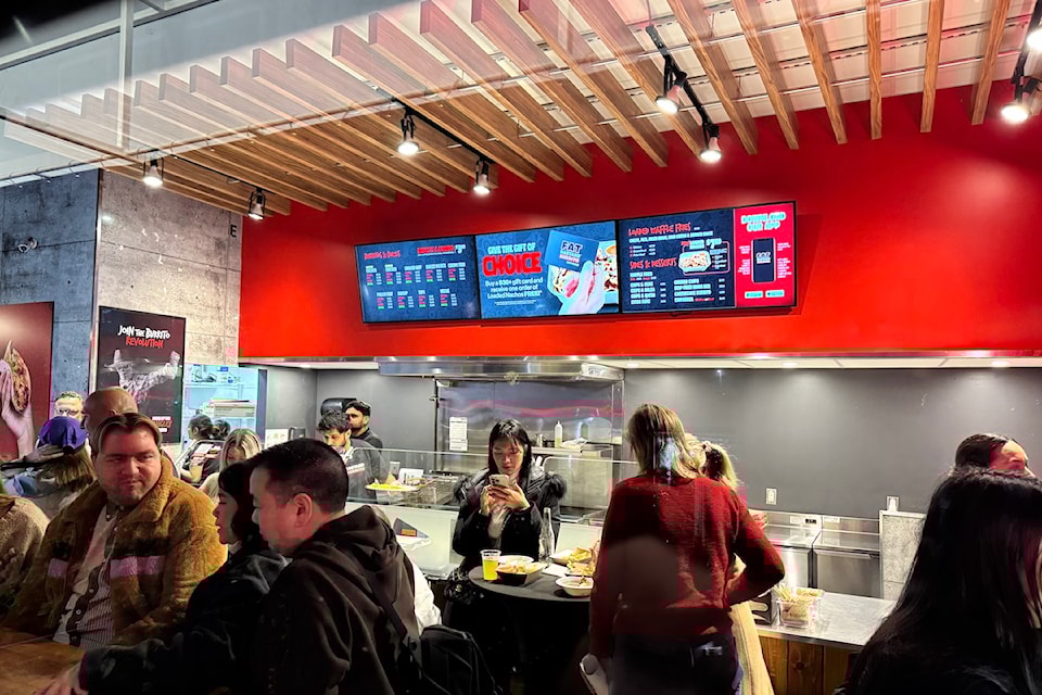 Inside the new Fat Bastard Burrito in 91ԭ during a pre-opening event Monday, Dec. 2, 2024.