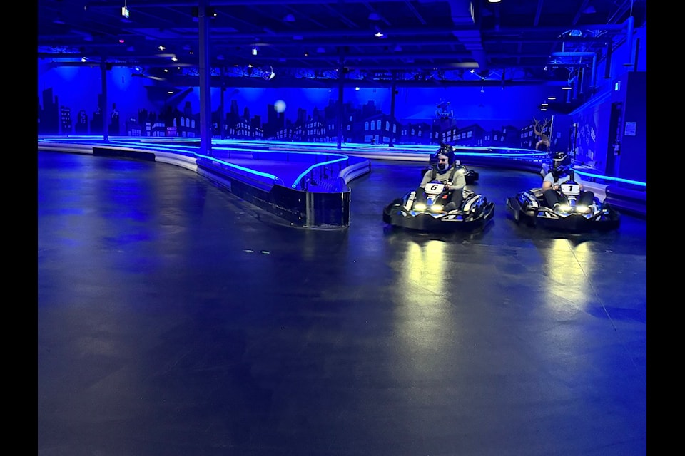 New electric go-karts at Central City Fun Park in Surrey on Saturday, May 10, 2025.