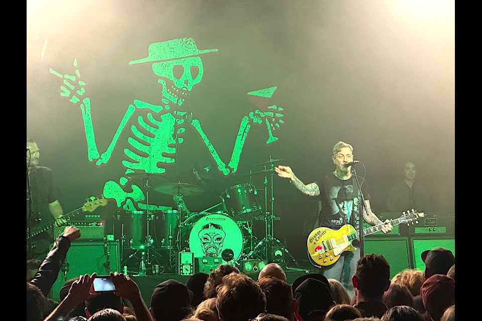 Social Distortion at the Commodore Ballroom in Vancouver on Tuesday, Sept. 17, 2024.