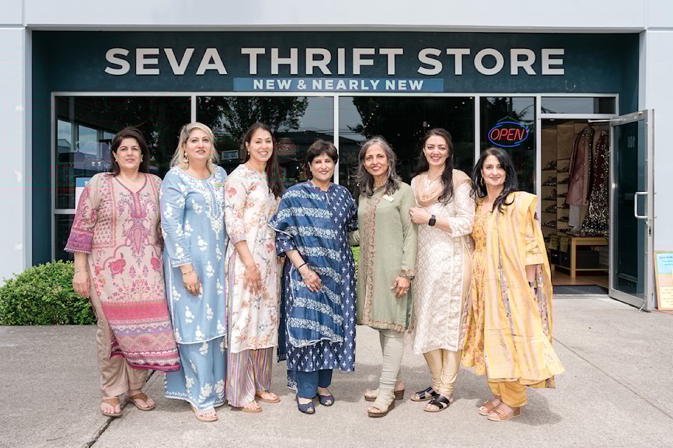 Grand re-opening of SEVA Thrift Store at its new location in Newton on June 14, 2025.