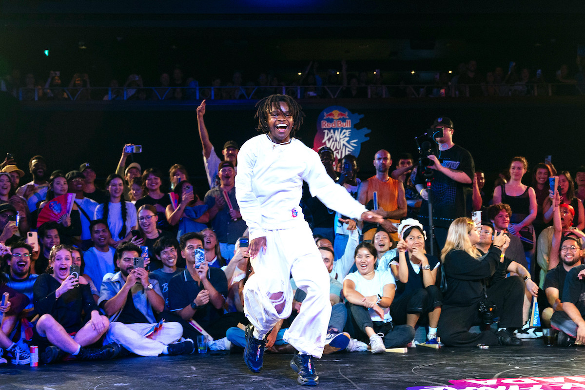 Surrey resident Humuza Bariza (aka Humuzza) competes at the Red Bull Dance Your Style national finals at Commodore Ballroom in Vancouver on Friday, Sept. 5, 2025.