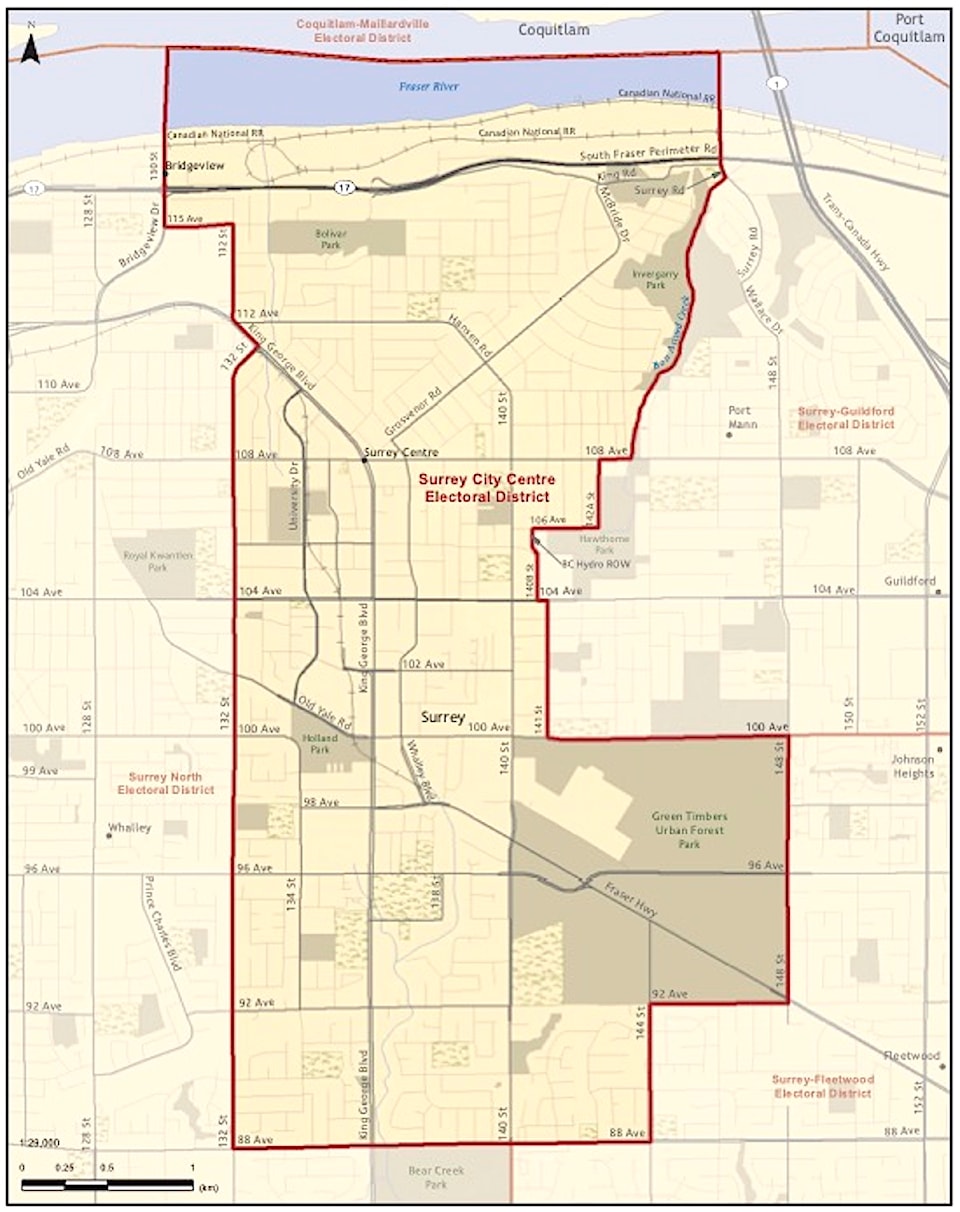 surreycitycentremapjpg