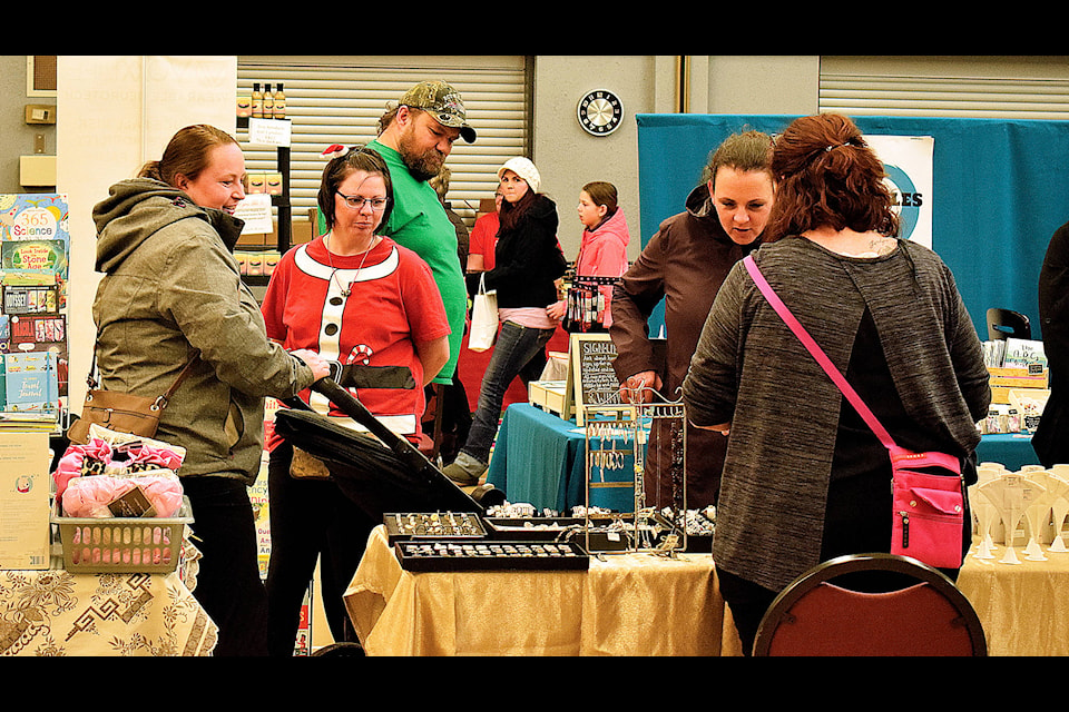 The Sylvan Lake home business Christmas Market was on Dec. 16 at the Sylvan Lake Community Centre. The market featured handmade items, direct sales and unique gifts for any last minute shoppers. Photo by Kaylyn Whibbs/Sylvan Lake News