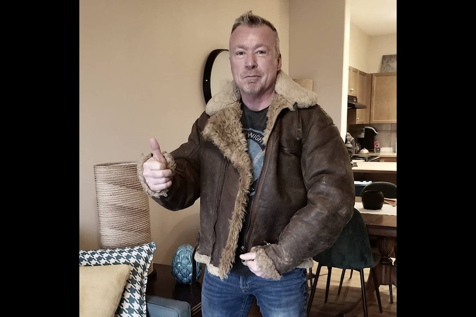 Allan Cameron in the jacket belonging to Lt. General Don Laubmans Spitfire (from 1940 until 1972), who was wearing it when he and the other pilots escaped from a POW camp, borrowed the Kubelwagen and drove back to squadron. He was shot down and taken prisoner before that. Submitted photo