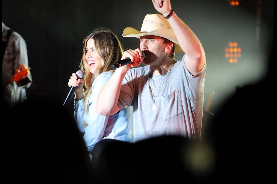 The Reklaws rocked the Ponoka Stampede stage on July 1 to an enthusiastic crowd. Following the concert, there were Canada Day fireworks sponsored by the Stampede and the Town of Ponoka. (Photos by Emily Jaycox/Ponoka News)