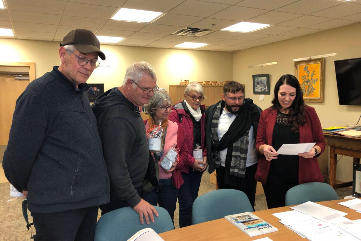 The Sylvan Lake and District Archives hosted visitors from France