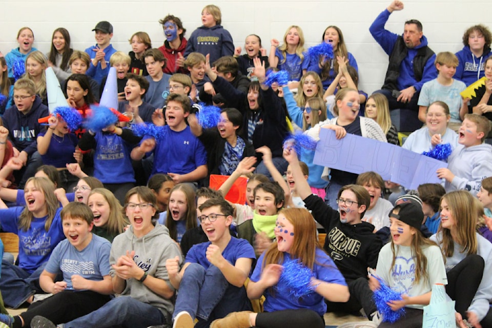 Students and staff at Ecole Fox Run School had a transformative school year. (photo courtesy the Chinook's Edge School Division) 