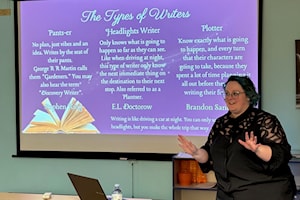 Local author Megan Roth shares experience at Sylvan Lake Library 'Writers Hub'