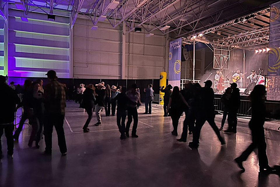 Many people danced at the event afterparty.