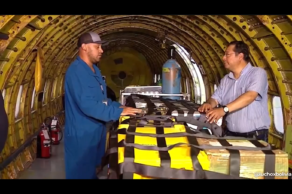 Sylvan Lake local Ronald Contreras made an appearance on Bolivian National News.