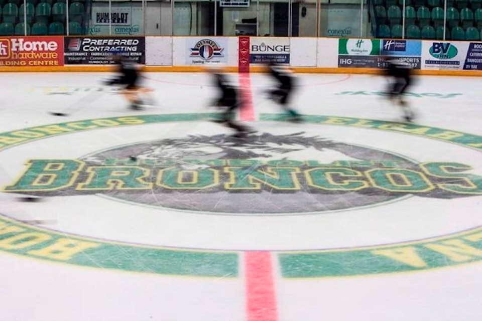 Back on the ice Humboldt Broncos play first regular season game since