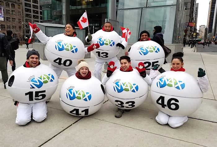 Lotto max on sale from last night