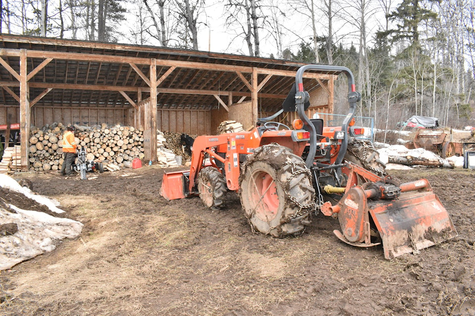 The program provided Indigenous youths hands-on experience in machine operation, carpentry, construction and agricultural practices among other trades and skills. (Binny Paul/ Terrace Standard)