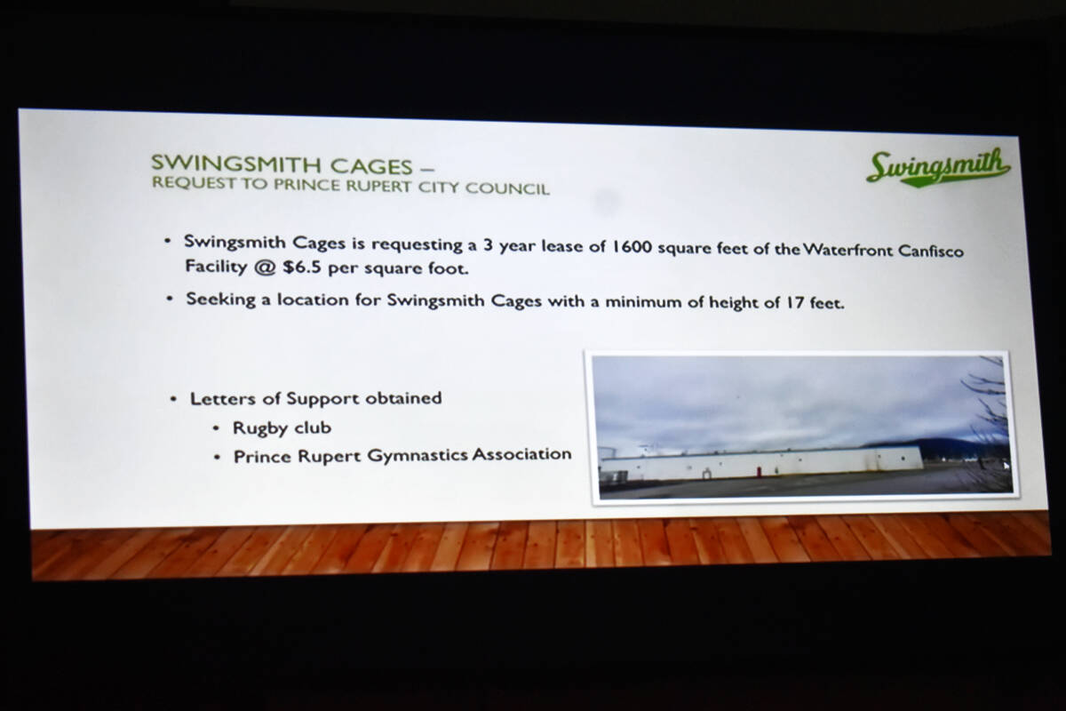 Indoor batting cages proposed for Prince Rupert Terrace Standard